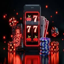 Ilustrasi perbandingan tentang mitos dan fakta yang sering dipercayai di dunia taruhan olahraga dan casino